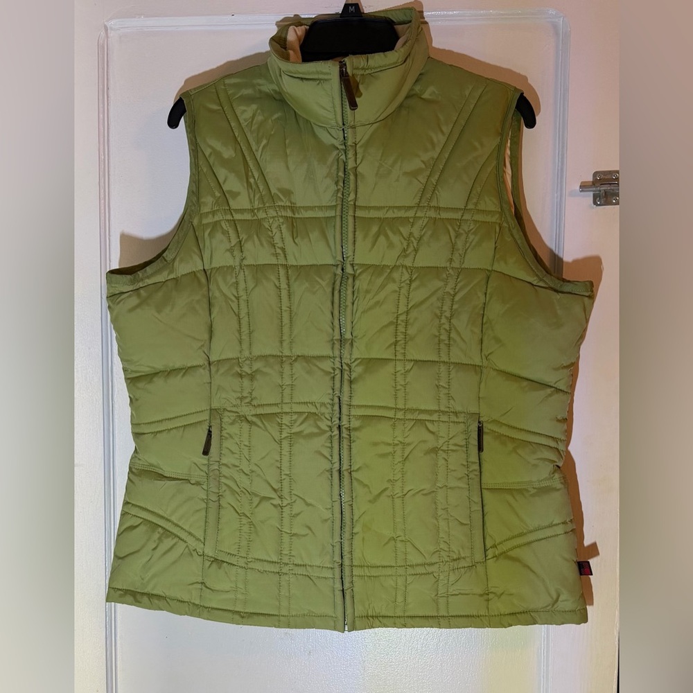 Woolrich Olive Quilted Vest